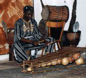 Mamadou am Balafon