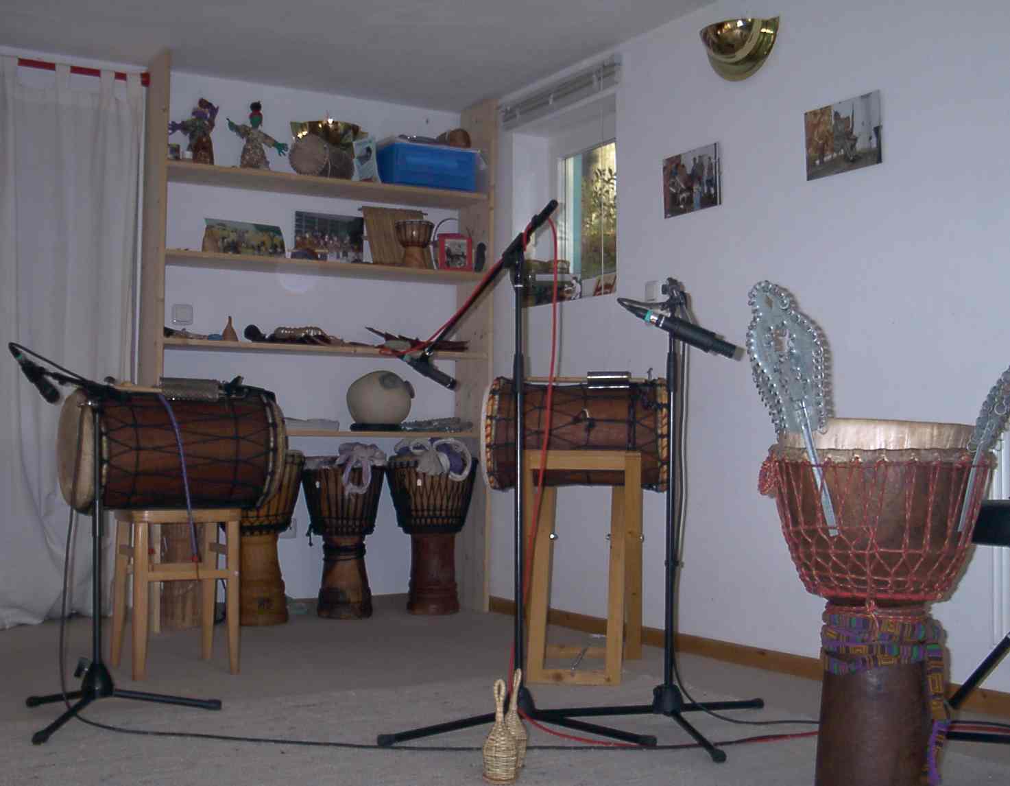 Im Einsatz bei einer Percussionaufnahme